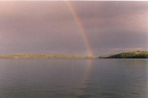 Rainbow over Red Lake