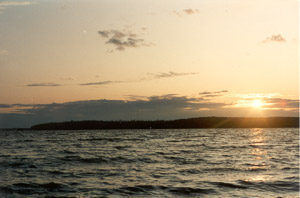Sun setting on another perfect day